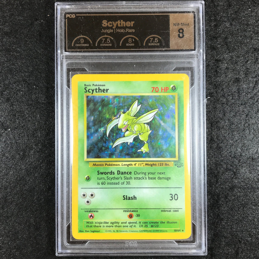 PCG 8 Scyther - 10/64 - Holo Rare Jungle Unlimited 427