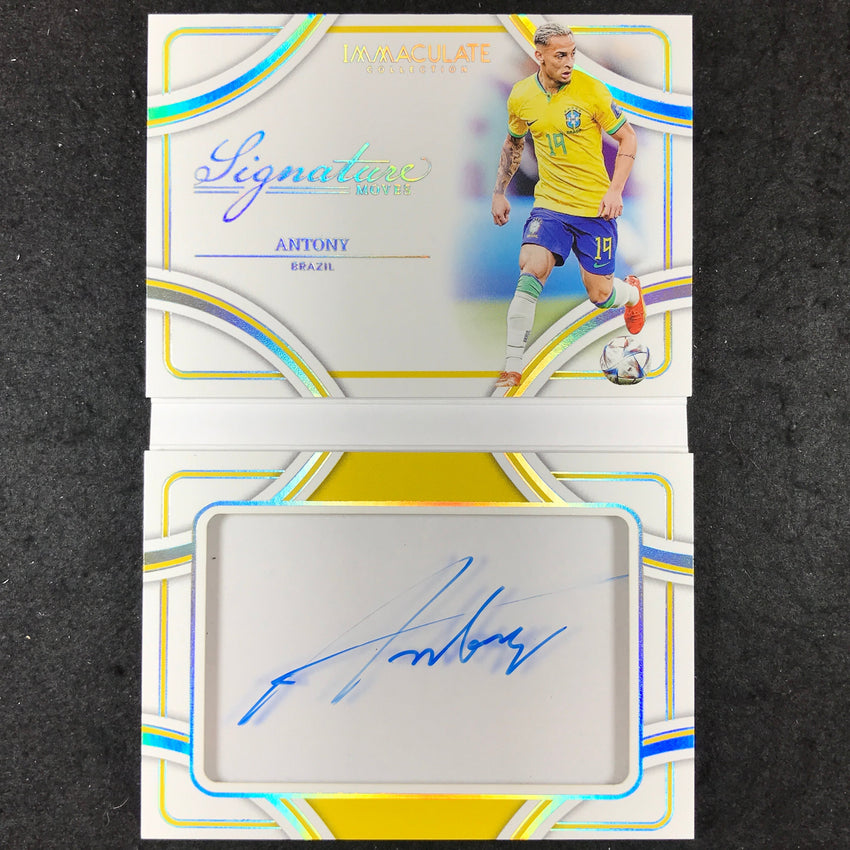 2024-25 Immaculate Soccer ANTONY Signature Moves Autographed Booklet 43/99