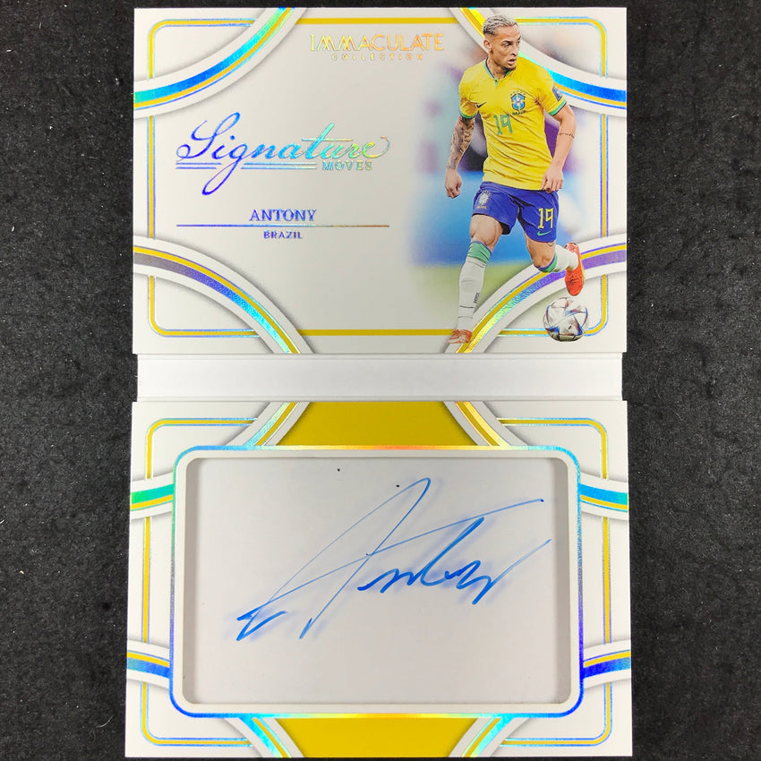 2024-25 Immaculate Soccer ANTONY Signature Moves Autographed Booklet 40/99