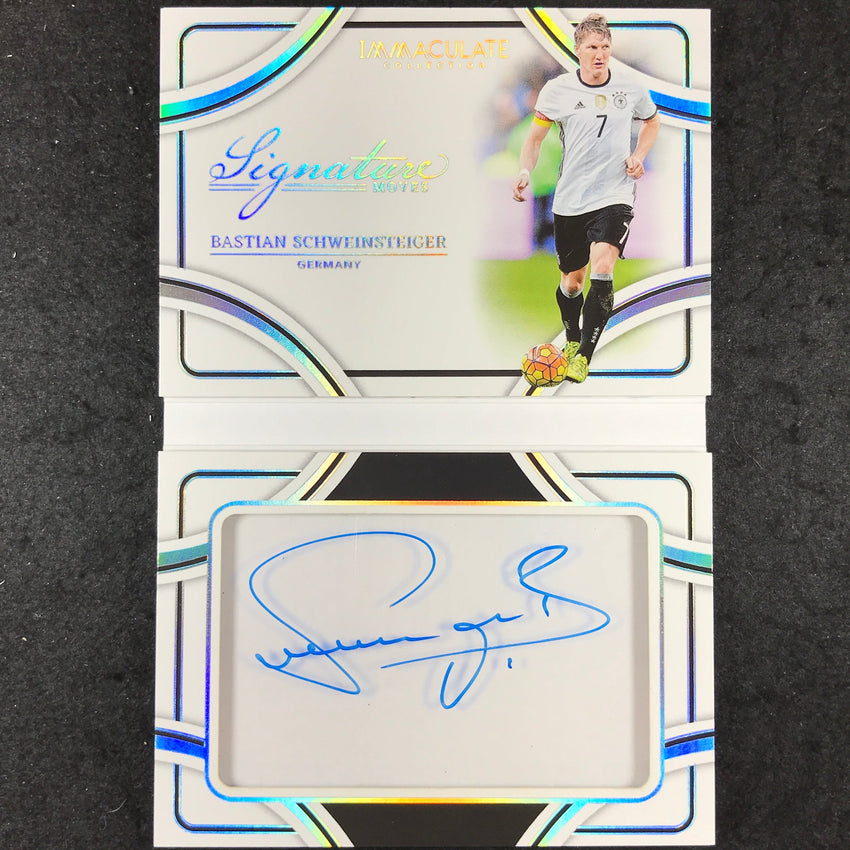 2024-25 Immaculate BASTIAN SCHWEINSTEIGER Signature Moves Auto Booklet 4/99