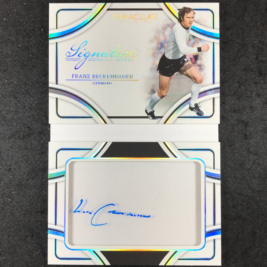 2024-25 Immaculate Soccer FRANZ BECKENBAUER Signature Moves Auto Booklet 83/99