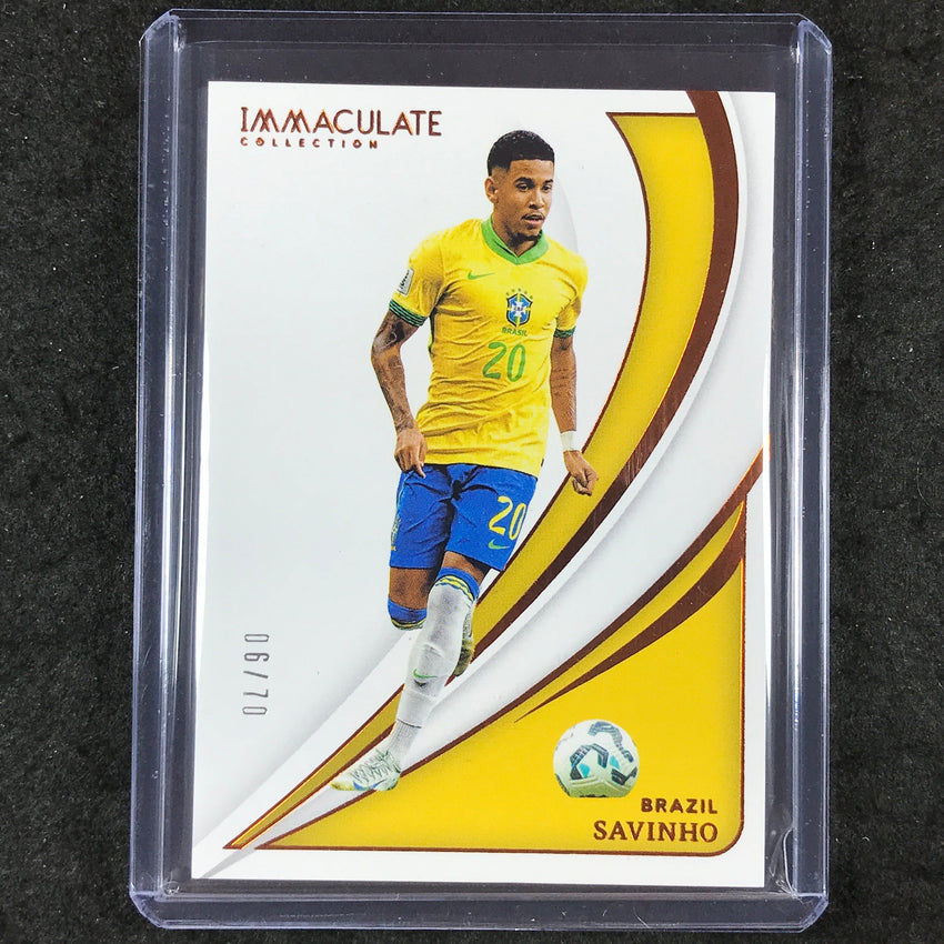 2024-25 Immaculate Soccer SAVINHO Base 6/70 #62