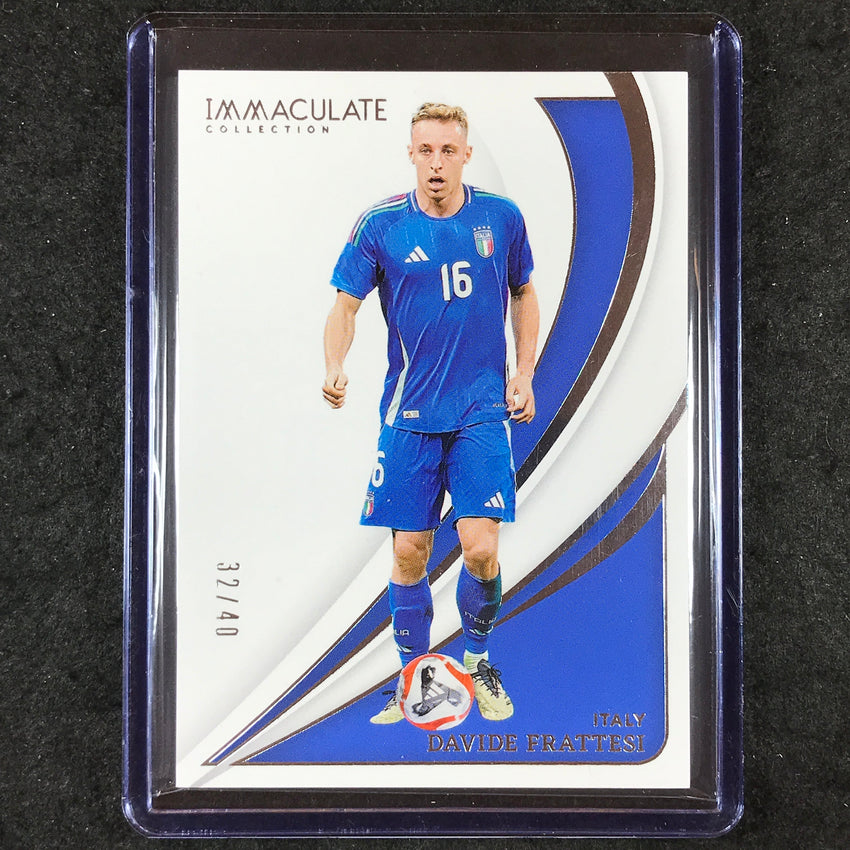 2024-25 Immaculate Soccer DAVIDE FRATTESI Base Silver 32/40 #104
