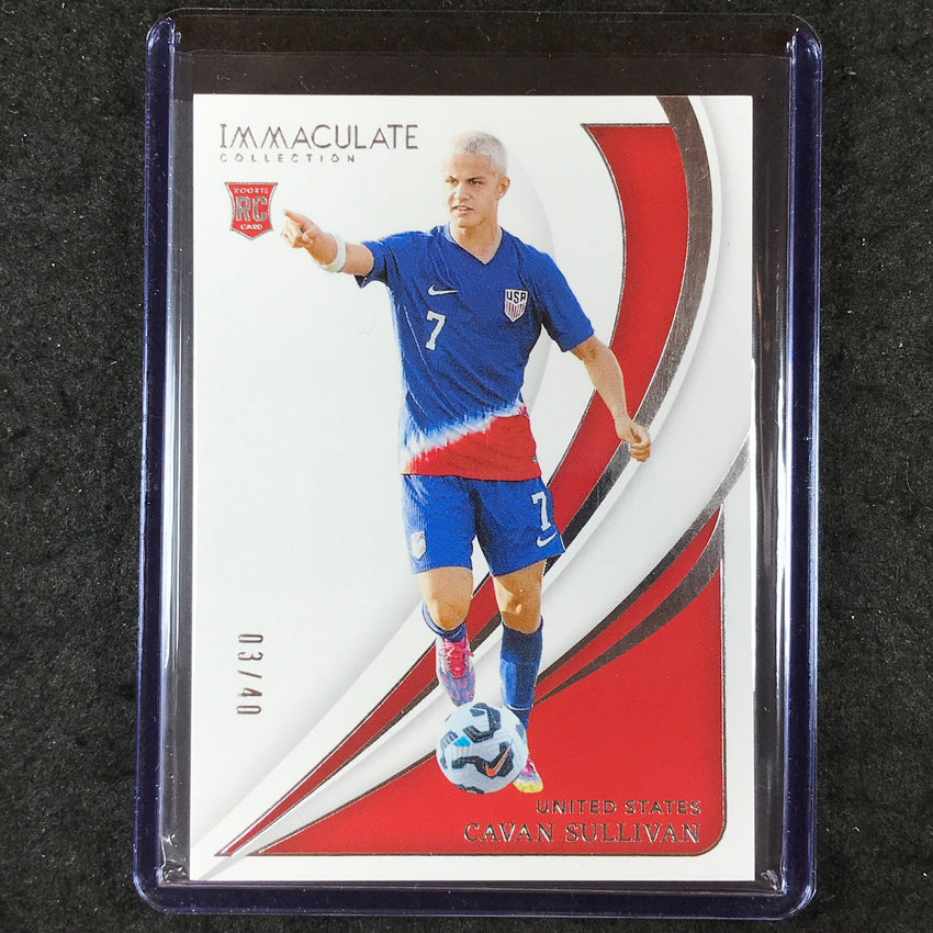 2024-25 Immaculate Soccer CAVAN SULLIVAN Rookie Base Silver 3/40 #132