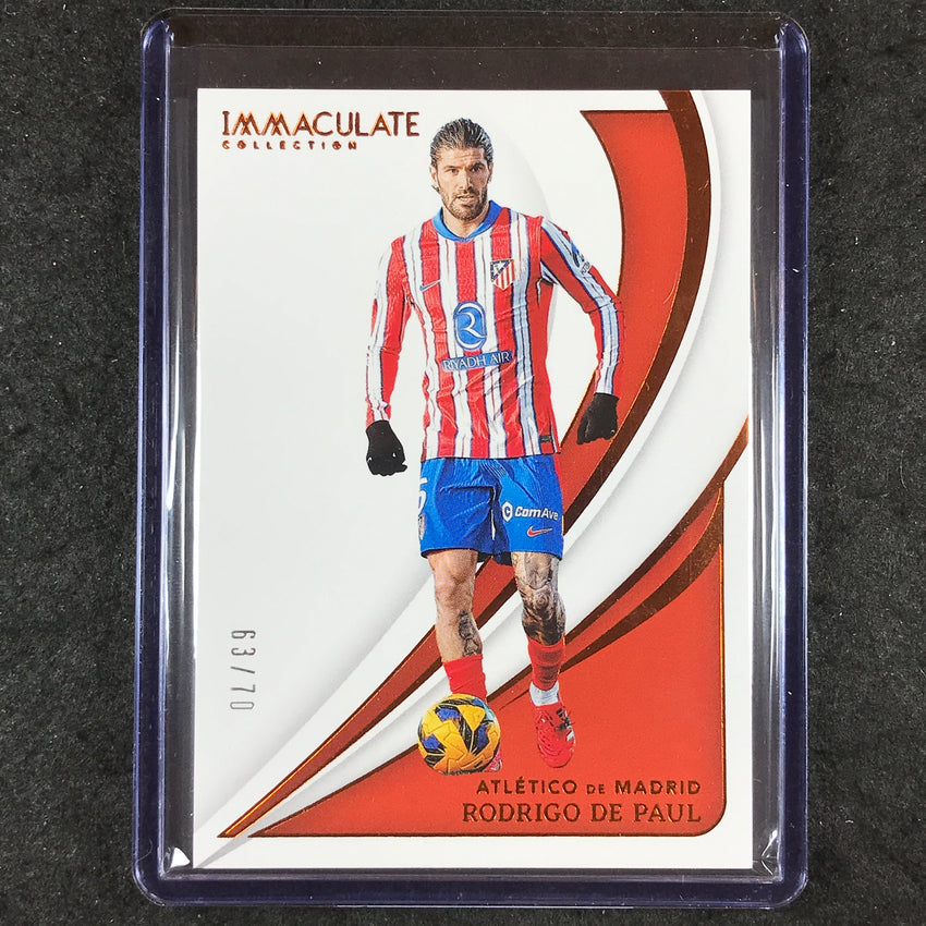 2024-25 Immaculate Soccer RODRIGO DE PAUL Base 63/70 #9
