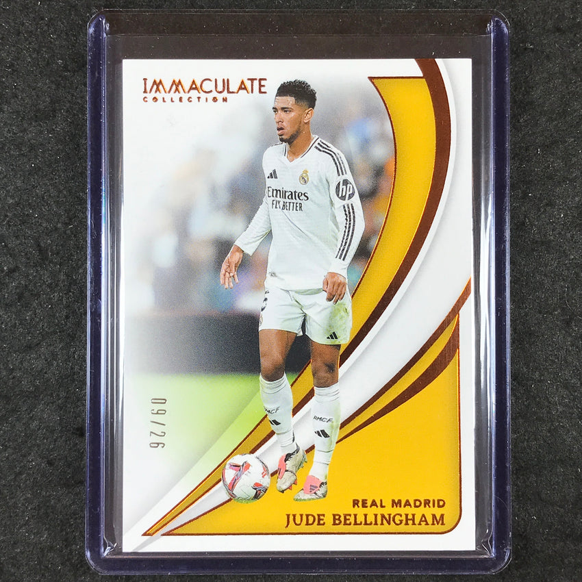 2024-25 Immaculate Soccer JUDE BELLINGHAM Immaculate Images Bronze 9/26 #156