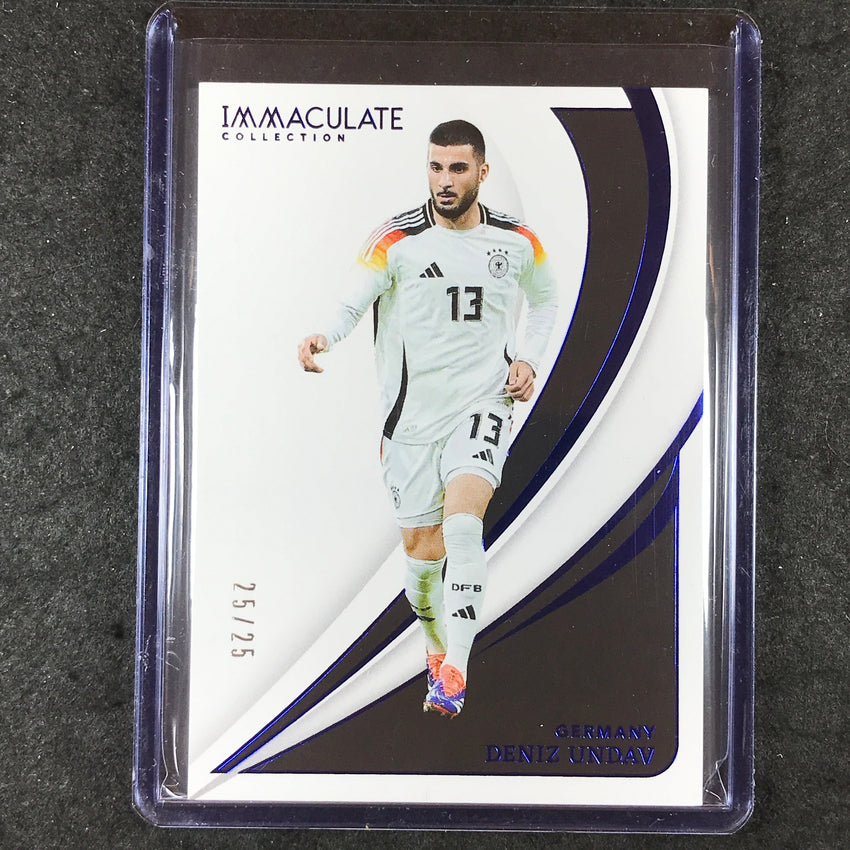 2024-25 Immaculate Soccer DENIZ UNDAV Base Sapphire 25/25 #90