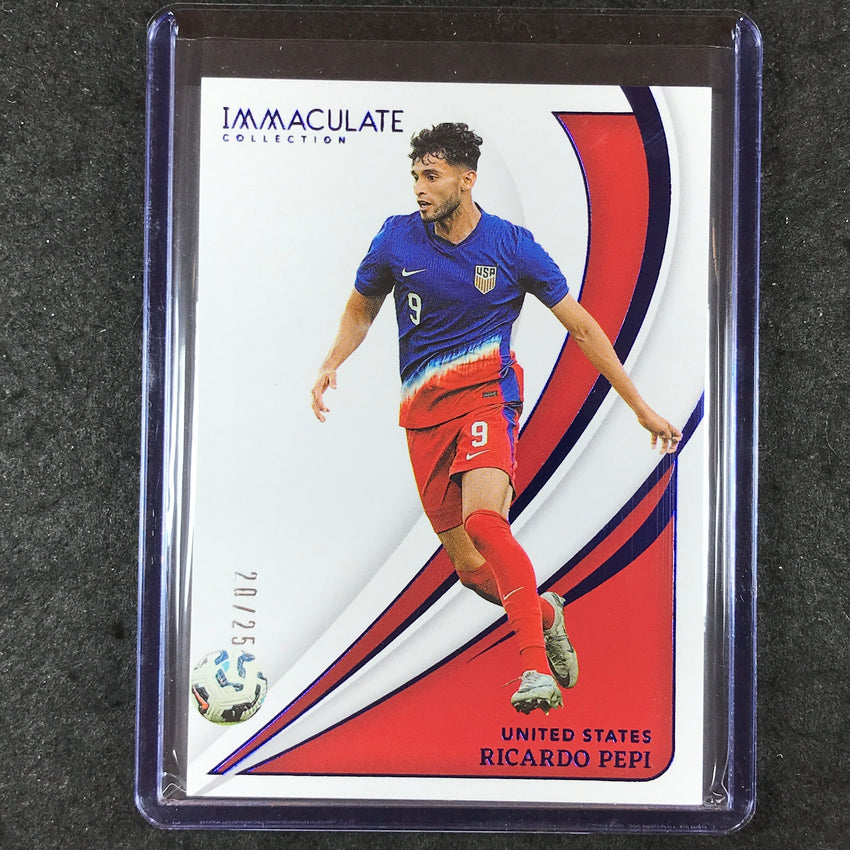 2024-25 Immaculate Soccer RICARDO PEPI Base Sapphire 20/25 #128