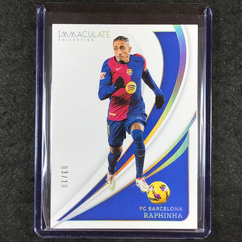 2024-25 Immaculate Soccer RAPHINHA Base Gold 3/10 #13