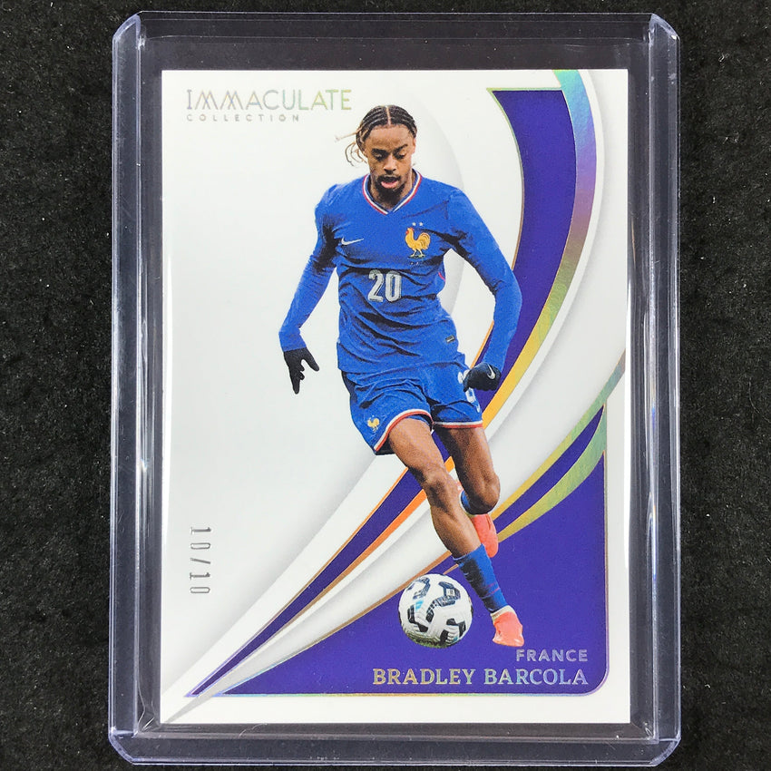 2024-25 Immaculate Soccer BRADLEY BARCOLA Base Gold 10/10 #75