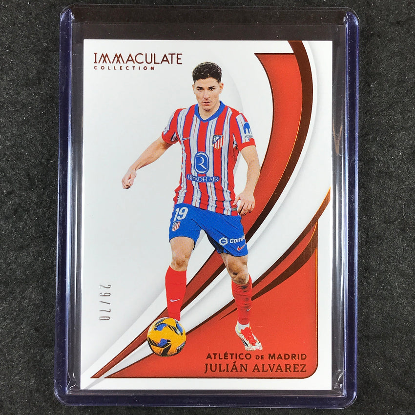2024-25 Immaculate Soccer JULIAN ALVAREZ Base 29/70 #12