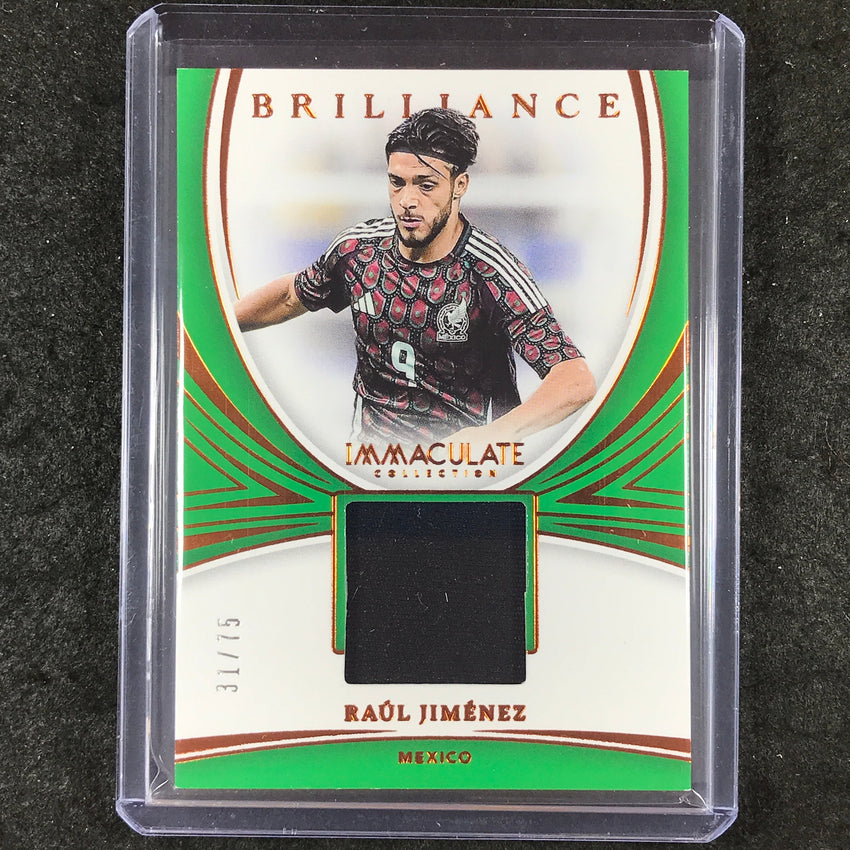 2024-25 Immaculate Soccer RAUL JIMENEZ Brilliance Jersey Relic Bronze 31/75