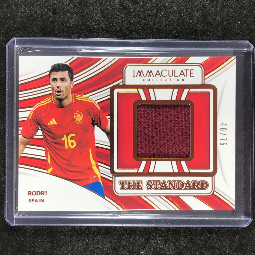 2024-25 Immaculate Soccer RODRI The Standard Jersey Relic Bronze 46/75