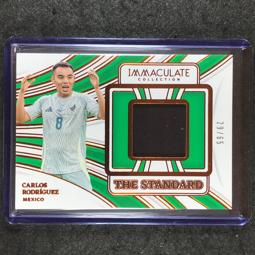 2024-25 Immaculate Soccer CARLOS RODRIGUEZ The Standard Jersey Bronze 29/65