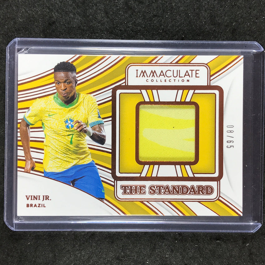 2024-25 Immaculate Soccer VINI JR. The Standard Jersey Relic Bronze 8/65