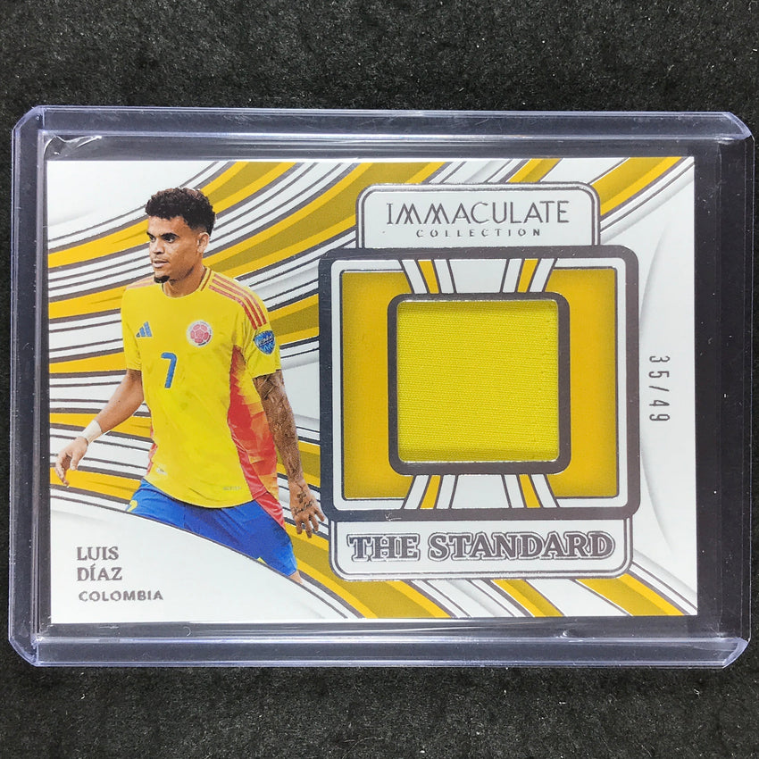2024-25 Immaculate Soccer LUIS DIAZ The Standard Jersey Relic Silver 35/49