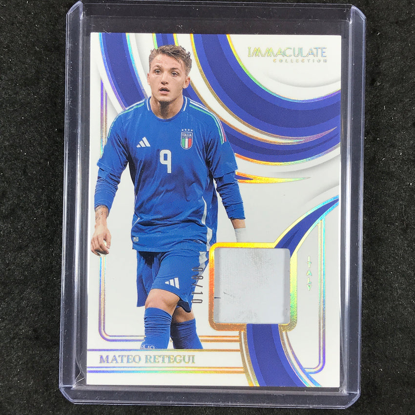 2024-25 Immaculate Soccer MATEO RETEGUI In the Game Patches Relic Gold 8/10