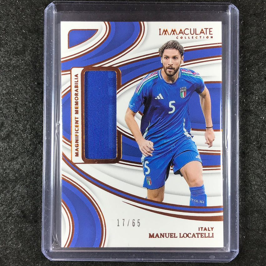 2024-25 Immaculate Soccer MANUEL LOCATELLI Magnificent Memorabilia Jersey 17/65