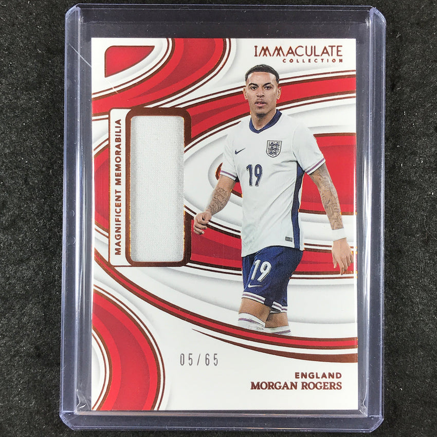 2024-25 Immaculate Soccer MORGAN ROGERS Magnificent Memorabilia Jersey 5/65