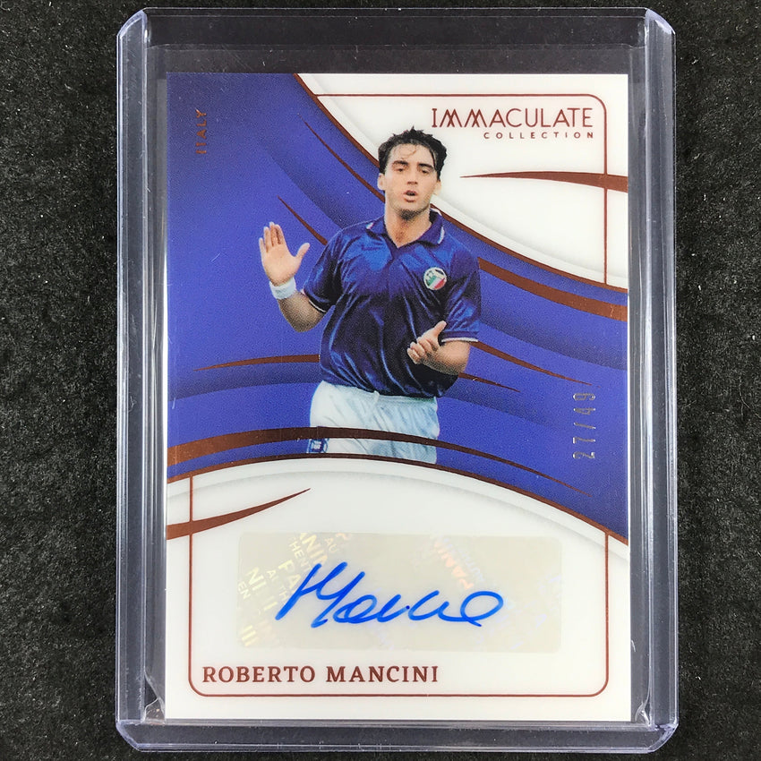 2024-25 Immaculate Soccer ROBERTO MANCINI Immaculate Autographs Bronze 27/49