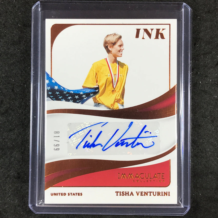 2024-25 Immaculate Soccer TISHA VENTURINI Ink Auto Bronze 81/99
