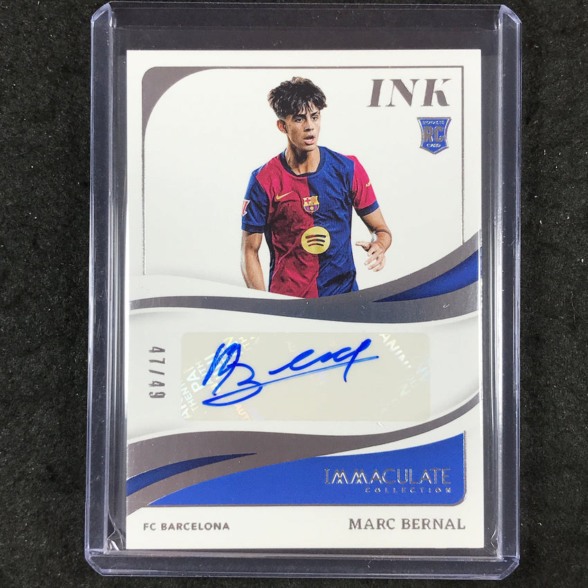 2024-25 Immaculate Soccer MARC BERNAL Ink Rookie Auto Silver 47/49