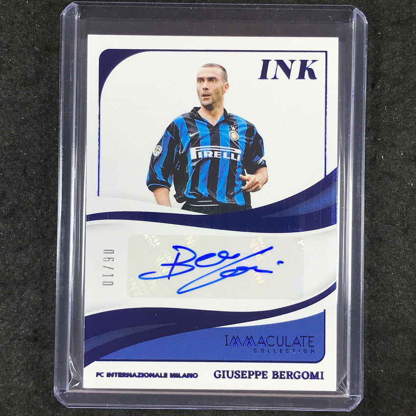 2024-25 Immaculate Soccer GIUSEPPE BERGOMI Ink Auto Sapphire 6/10
