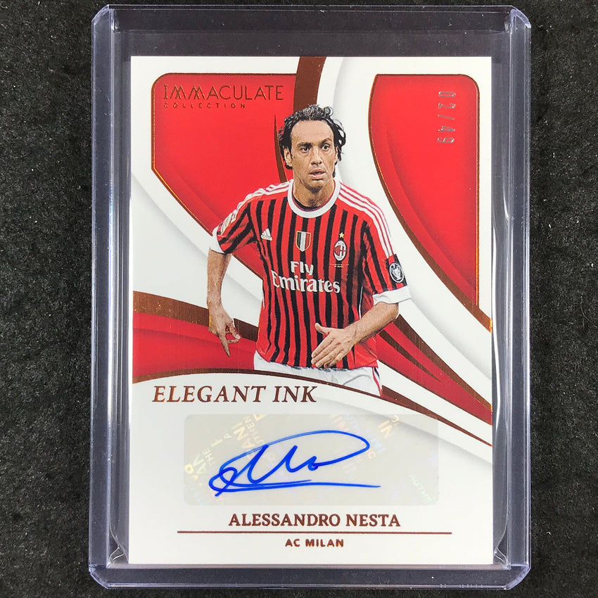 2024-25 Immaculate Soccer ALESSANDRO NESTA Elegant Ink Auto Bronze 2/49