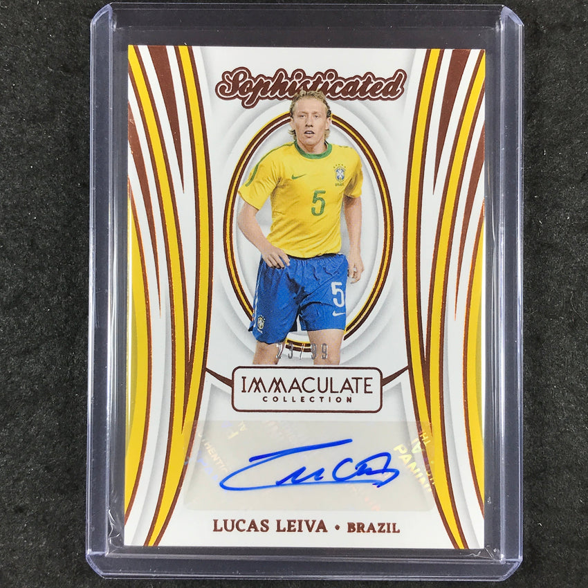 2024-25 Immaculate Soccer LUCAS LEIVA Sophisticated Signatures Auto Bronze 23/99
