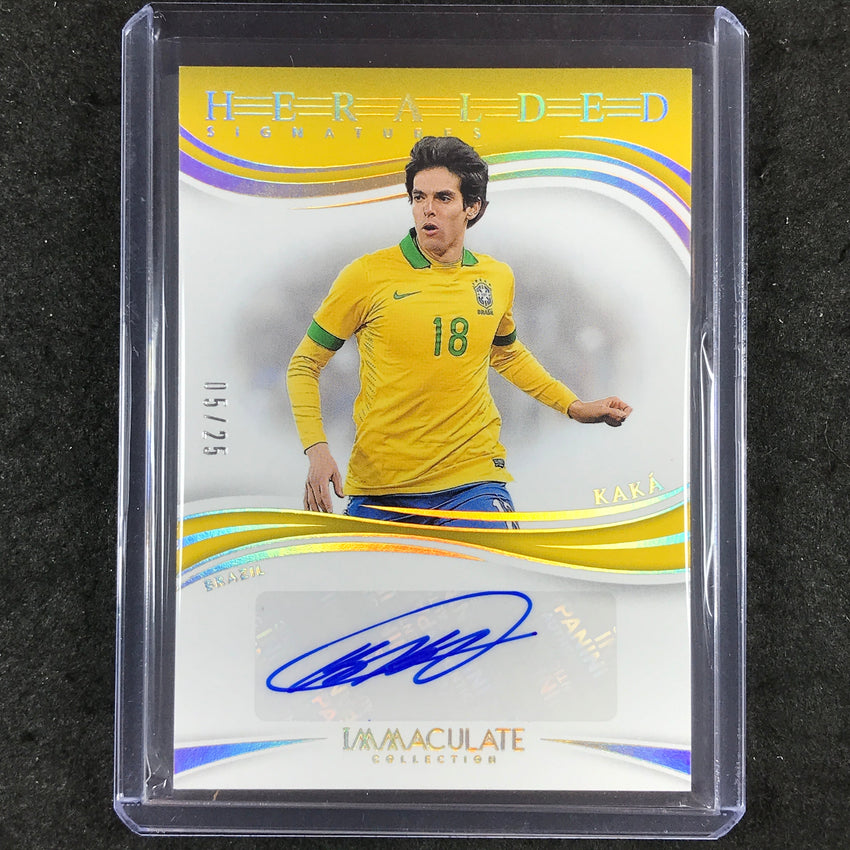 2024-25 Immaculate Soccer KAKA Heralded Signatures Auto 5/25