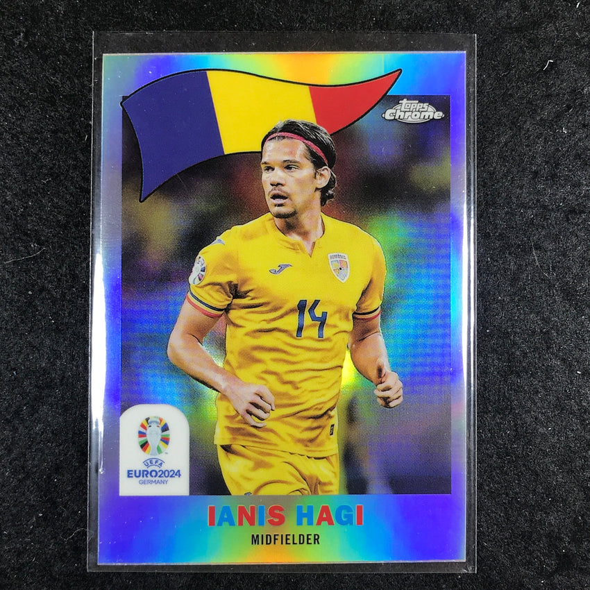 2023-24 Topps Chrome UEFA Euro IANIS HAGI 1960 Topps Chrome Base #12