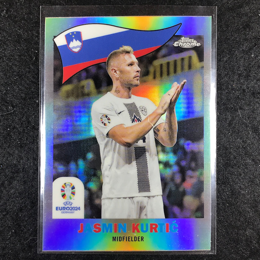2023-24 Topps Chrome UEFA Euro JASMIN KURTIC 1960 Topps Chrome Base #15