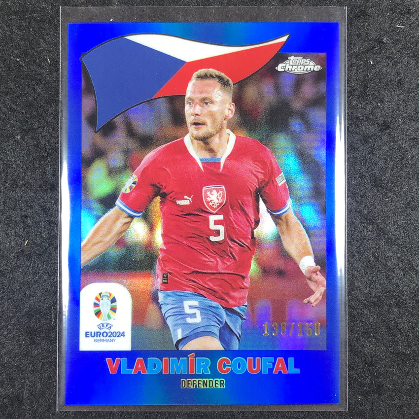 2023-24 Topps Chrome UEFA Euro VLADIMIR COUFAL 1960 Topps Blue 138/150 #14