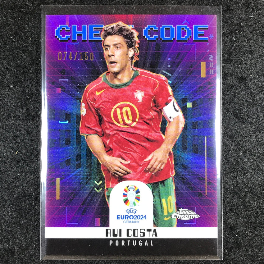 2023-24 Topps Chrome UEFA Euro RUI COSTA Cheat Code Blue 74/150 #4