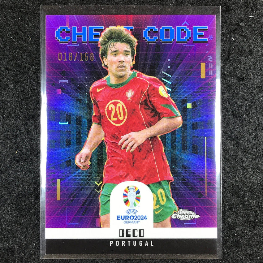 2023-24 Topps Chrome UEFA Euro DECO Cheat Code Blue 18/150 #7