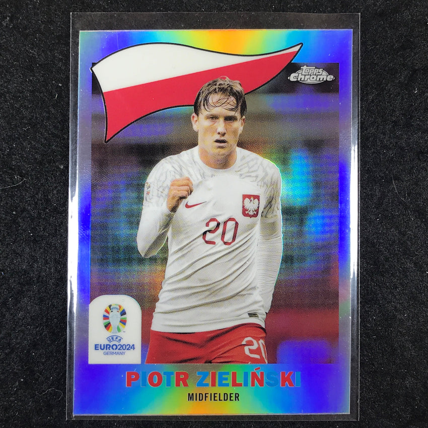 2023-24 Topps Chrome UEFA Euro PIOTR ZIELINSKI 1960 Topps Chrome Base #16