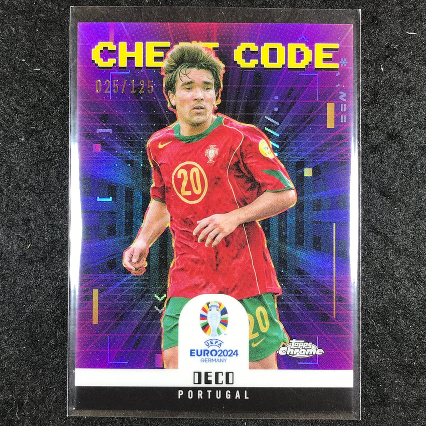 2023-24 Topps Chrome UEFA Euro DECO Cheat Code Yellow 25/125 #7