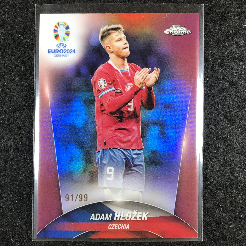 2023-24 Topps Chrome UEFA Euro ADAM HLOZEK Base Color Match 91/99 #96