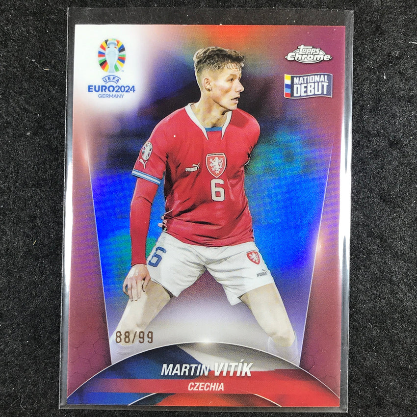 2023-24 Topps Chrome UEFA Euro MARTIN VITIK Base Debut Color Match 88/99 #108
