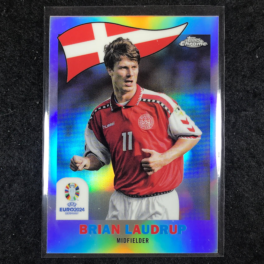 2023-24 Topps Chrome UEFA Euro BRIAN LAUDRUP 1960 Topps Chrome Base #24