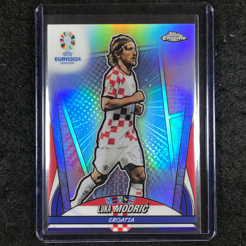 2023-24 Topps Chrome UEFA Euro LUKA MODRIC Base Hero Variations SP #10