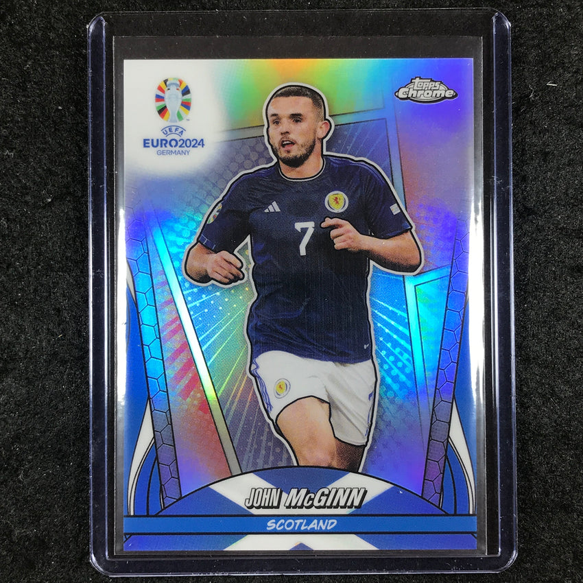 2023-24 Topps Chrome UEFA Euro JOHN MCGINN Base Hero Variations SP #44
