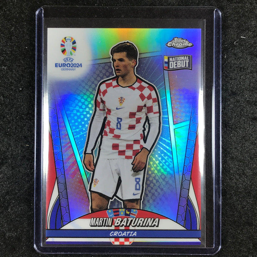 2023-24 Topps Chrome UEFA Euro MARTIN BATURINA Debut Hero Variations SP #118