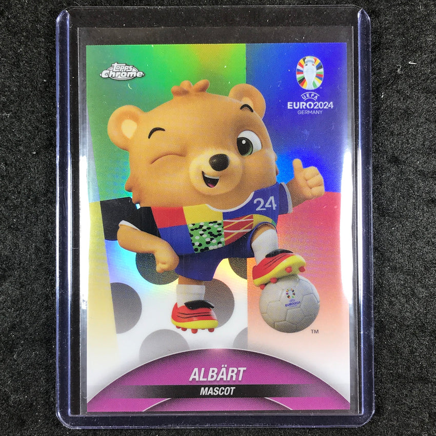 2023-24 Topps Chrome UEFA Euro ALBART Albart Mascot SSP #1