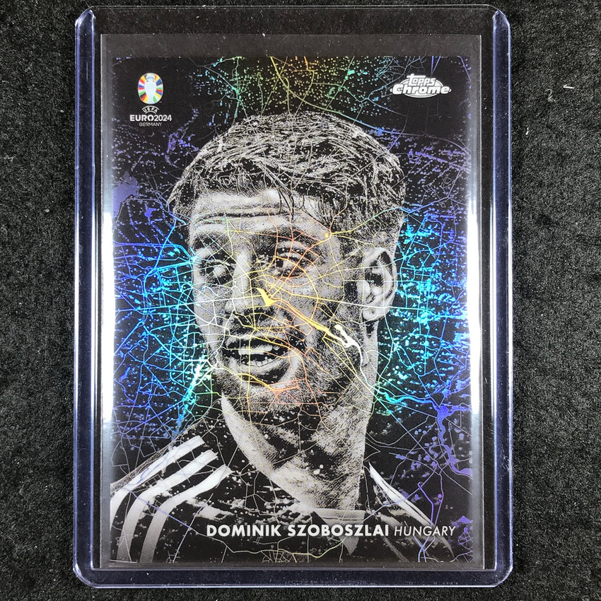 2023-24 Topps Chrome UEFA Euro DOMINIK SZOBOSZLAI Berlin At Night SSP #6