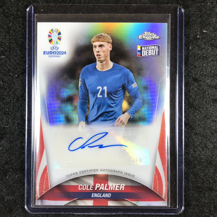 2023-24 Topps Chrome UEFA Euro COLE PALMER Chrome Autograph #CP