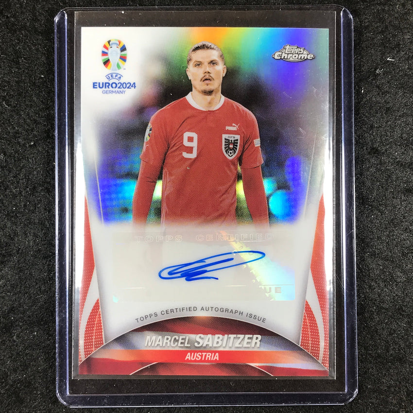 2023-24 Topps Chrome UEFA Euro MARCEL SABITZER Chrome Autograph #MS