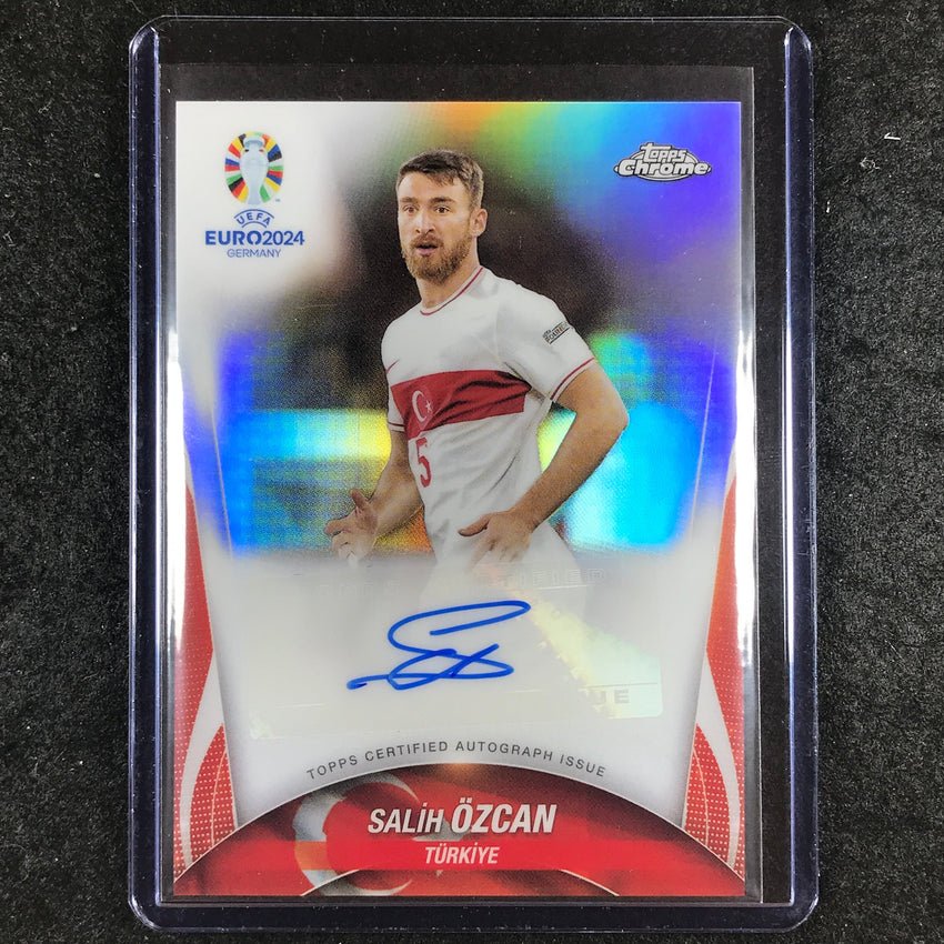 2023-24 Topps Chrome UEFA Euro SALIH OZCAN Chrome Autograph #SO