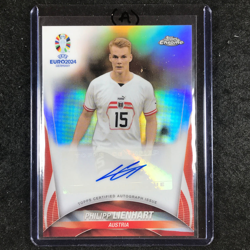 2023-24 Topps Chrome UEFA Euro PHILIPP LIENHART Chrome Autograph #PL (A)