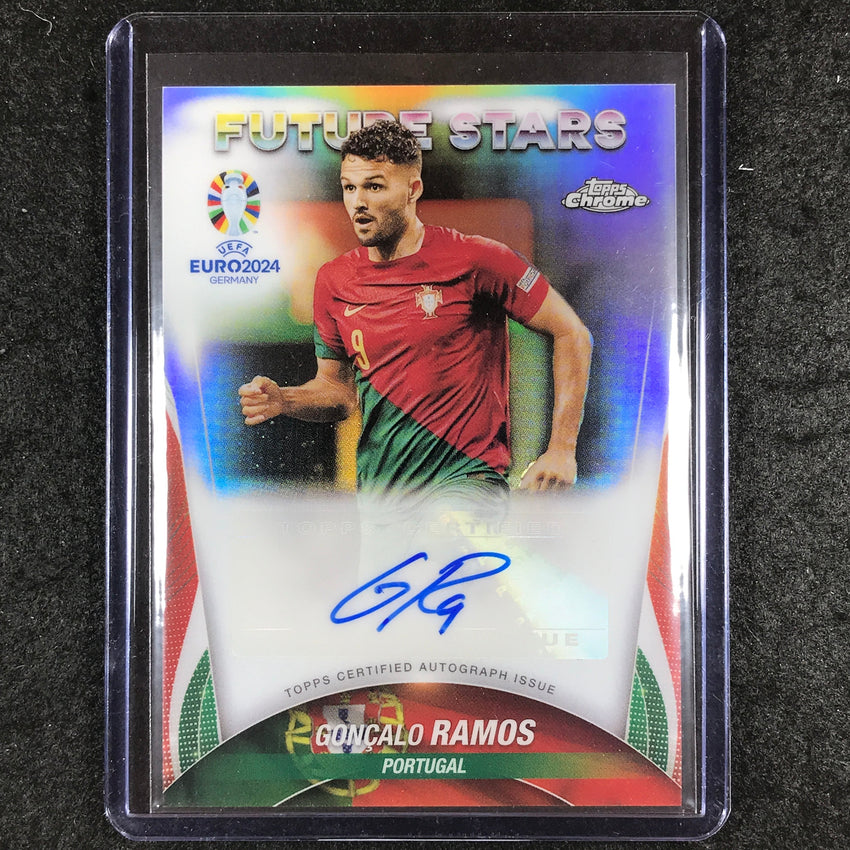 2023-24 Topps Chrome UEFA Euro GONCALO RAMOS Future Stars Autograph #GR